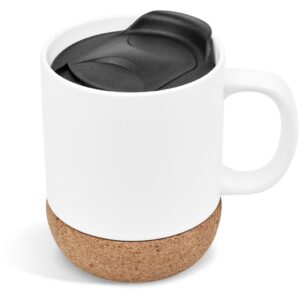 Alternative view of Serendipio Sienna Cork & Ceramic Sublimation Coffee Mug - 340ml