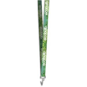 Alternative view of Altitude Crocodile Clip Double-Sided Sublimation Satin Lanyard