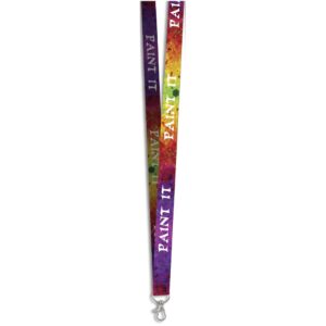 Alternative view of Altitude Snap Hook Clip Double-Sided Sublimation Satin Lanyard