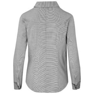 Alternative view of Ladies Long Sleeve Taylor Shirt - Grey