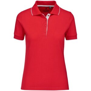 Alternative view of Ladies Wentworth Golf Shirt - Red