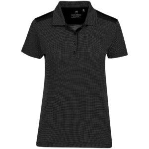 Alternative view of Ladies Sterling Ridge Golf Shirt - Black