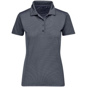 Alternative view of Ladies Sterling Ridge Golf Shirt - Grey