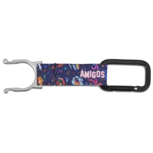 Alternative view of Altitude Meridian Carabiner Single-Sided Sublimated Petersham Bottle Strap
