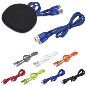 Alternative view of Altitude Stodle Fast Charge USB-A to Type-C Charging Cable in Pouch