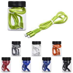 Alternative view of Altitude Barlitt Fast Charge Type-C to Type-C Charging Cable Cable in Jar