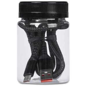 Alternative view of Altitude Muttle Fast Charge USB-A to Type-C Charging Cable in Jar