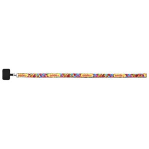 Alternative view of Altitude Turaco Double-Sided Sublimated Satin Crossbody Phone Strap