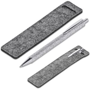 Alternative view of Sparkle Ball Pen In Felt Pouch