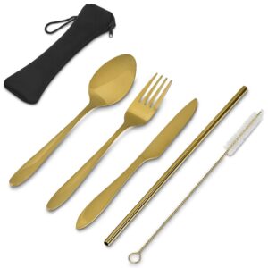 Alternative view of Serendipio Golden Cutlery Set