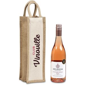 Alternative view of Okiyo Inshu Jute & Cotton Wine Tote