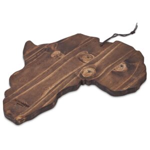 Alternative view of Serendipio African Shaped Wooden Serving Board