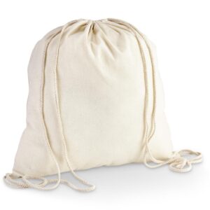 Alternative view of Altitude Eco-Cotton Drawstring Bag