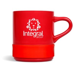 Alternative view of Kooshty Mixalot Ceramic Coffee Mug - 320ml - Red