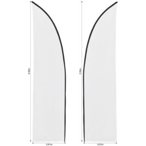 Alternative view of Legend 2m Sublimated Arcfin Double-Sided Flying Banner Skin (Excludes Hardware)