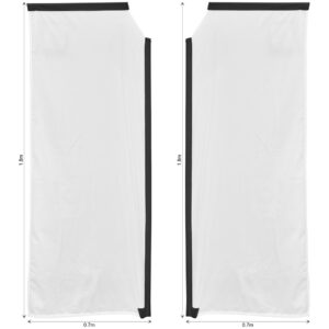 Alternative view of Legend 2m Sublimated Telescopic Double-Sided Flying Banner Skin (Excludes Hardware)