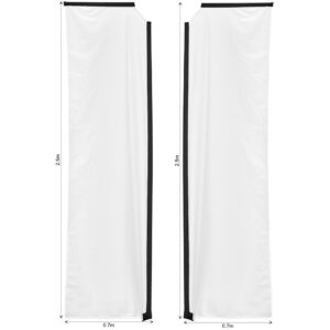 Alternative view of Legend 3m Sublimated Telescopic Double-Sided Flying Banner Skin (Excludes Hardware)