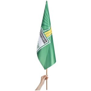 Alternative view of Champion Large Hand Flag 900mm x 600mm