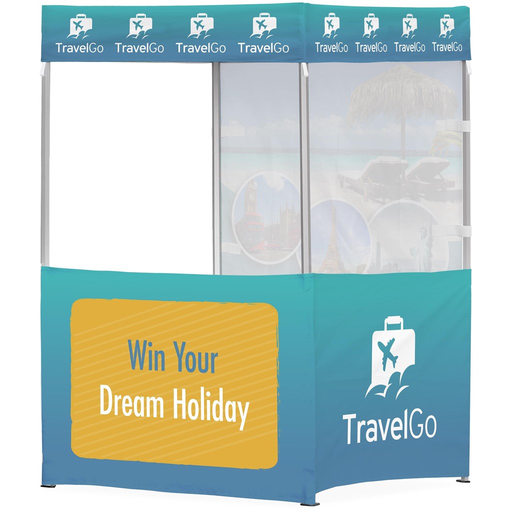 Ovation Sublimated Gazebo 1.5m X 1.5m - 2 Half-Wall Skins - 1 Full-Wall Skin - Image 6