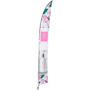 Alternative view of Legend 4M Sublimated Arcfin Double-Sided Flying Banner - 1 complete unit