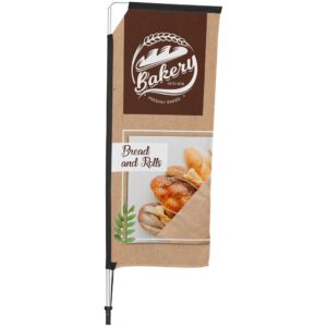 Alternative view of Legend 2m Telescopic Flying Banner (Set of 2)