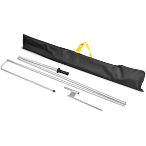 Alternative view of Legend 3M Sublimated Telescopic Double-Sided Flying Banner - 1 complete unit