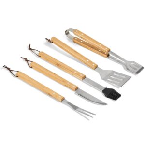 Alternative view of Okiyo Yakiniku Bamboo 5-Piece Braai Set