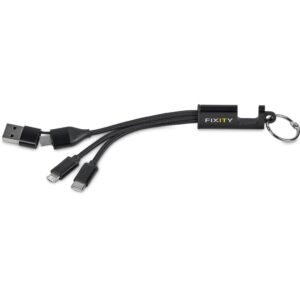 Alternative view of Altitude Furban 4-in-1 Charging Cable with Phone Stand