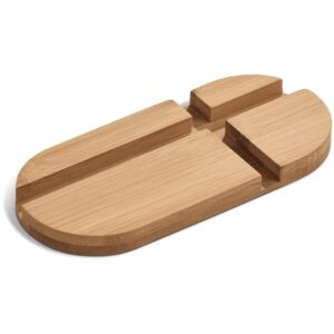 Alternative view of Okiyo Kurosu Bamboo Phone Stand