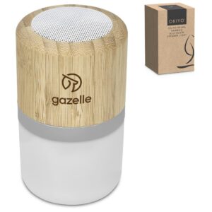 Alternative view of Okiyo Heiwa Bamboo Bluetooth Speaker & Night Light