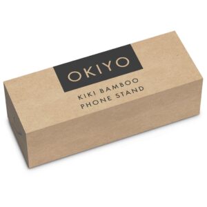 Alternative view of Okiyo Kiki Bamboo Phone Stand