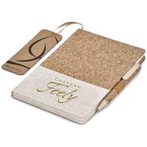 Alternative view of Okiyo Cardon Cork Notebook & Pen Set
