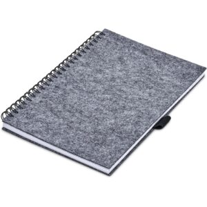 Alternative view of Okiyo Fuji Recycled PET Felt A5 Spiral Notebook