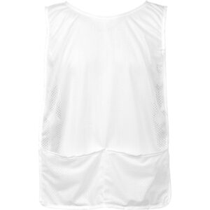 Alternative view of Hoppla Jackal Caddy Bib with PVC Name Sleeve-White