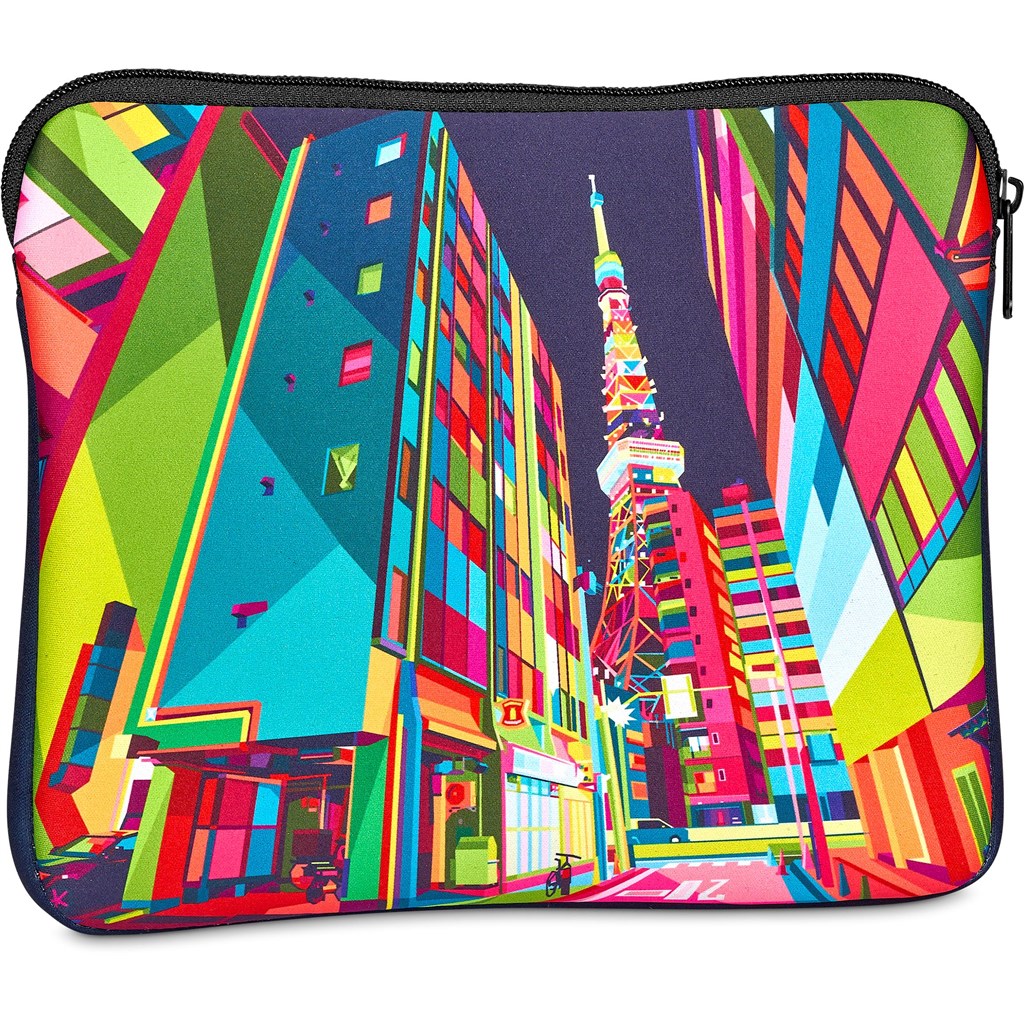 Pre-Printed Sample Hoppla Domain Neoprene Tablet Sleeve – 10-11 inch - Image 3