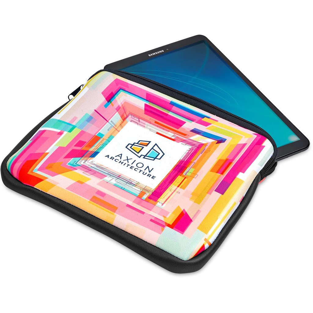 Pre-Printed Sample Hoppla Domain Neoprene Tablet Sleeve – 10-11 inch - Image 2