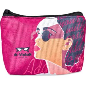 Alternative view of Pre-Printed Sample Hoppla Leanne Recycled PET Stitch-Bond Mini Toiletry Bag