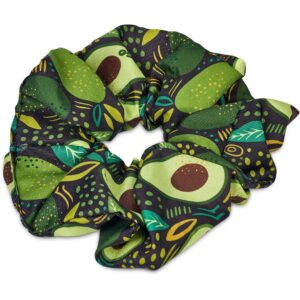 Alternative view of Pre-Printed Sample Hoppla Botanic Polyester Hair Scrunchie
