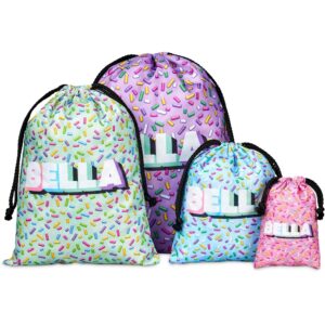 Alternative view of Pre-Printed Sample Hoppla Atlantic Mini Polyester Drawstring Pouch
