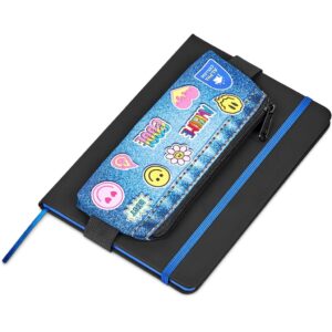 Alternative view of Pre-Printed Sample Hoppla Lagoon Polyester Pencil Case To Fit Over An A5 Notebook