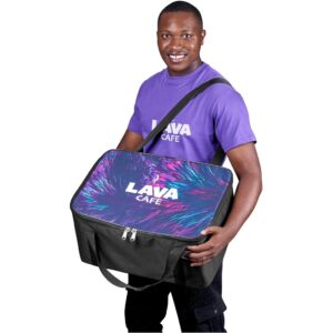 Alternative view of Pre-Printed Sample Hoppla Sudwala Food Delivery Cooler Bag