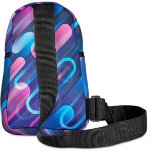 Alternative view of Pre-Printed Sample  Hoppla Golden Mile Neoprene Cross Body Bag