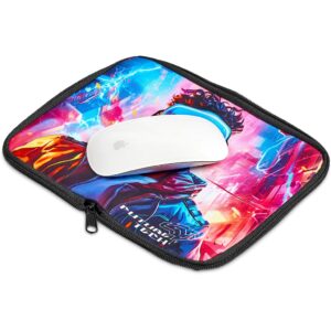 Alternative view of Pre-Printed Sample Hoppla Dinky Neoprene Mouse Pad Pouch