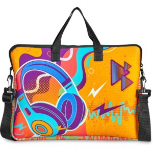 Alternative view of Pre-Printed Sample Hoppla Nimbus Neoprene Laptop Sleeve with Handles & Shoulder Strap – 15 -16 inch