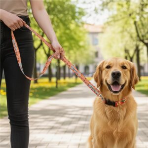 Alternative view of Pre-Printed Sample Hoppla Buddy Polyester Dog Leash