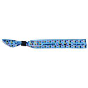 Alternative view of Altitude Sample Events Sublimation Satin Wristband
