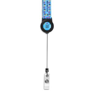 Alternative view of Altitude Sample Retractable Badge Reel Single-Sided Sublimation Satin Lanyard