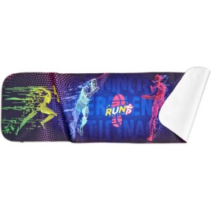 Alternative view of Pre-Production Sample Hoppla Relay Sports Towel - Single Sided