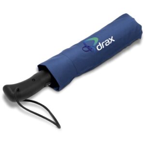 Alternative view of Whimsical Auto-Open Compact Umbrella - Navy