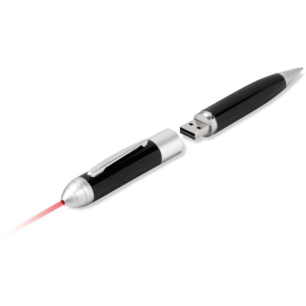 Kilobyte Flash Drive Pen & Laser Pointer - 8GB - Image 3